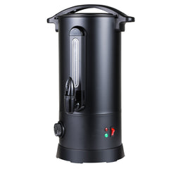 SWANEW Glühweinkocher 10L, 1800W Heißgetränkespender Glühweinkessel Edelstahl Glühweinautomat mit Zapfhahn Thermostat, Einstellbare Temperatur von 30-110°C