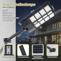 300W/400W Solar Straßenlamp