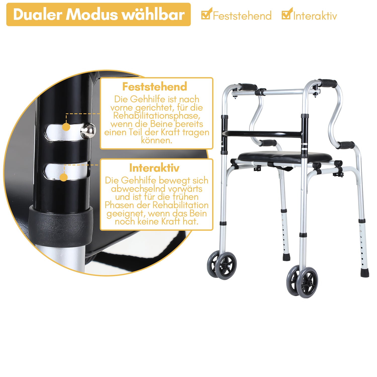 Gehhilfe für Senioren