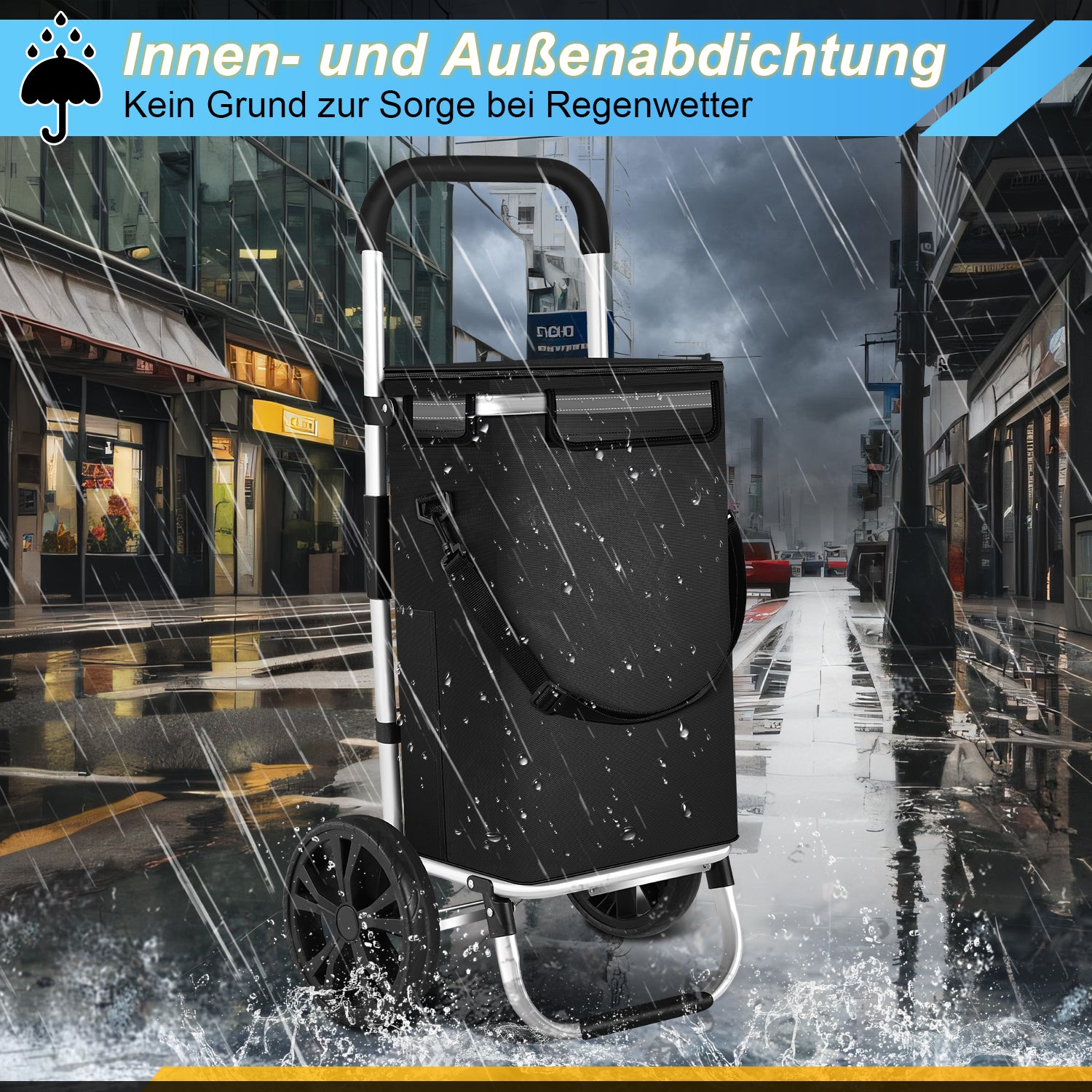 Einkaufstrolley klappbar Einkaufswagen