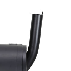 SWANEW Stand Räder XL Holzkohlegrill 2in1 Standgrill BBQ Ablage Säulengrill Fahrbar