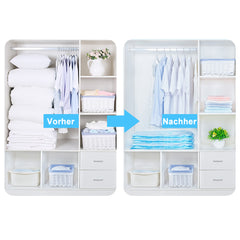 SWANEW Vakuumbeutel, Kleiderbeutel, Aufbewahrungsbeutel, 5 Größe