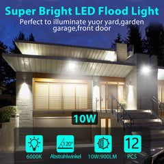 SWANEW LED Strahler Außen, LED Fluter 10W-100W, LED Scheinwerfer Kaltweiß/Warmweiß, Aussenstrahler IP66 Wasserdicht (Kein Stecker)