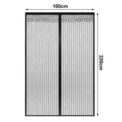 SWANEW Insektenschutz, Fliegengitter Tür, Magnetvorhang, ohne Bohren