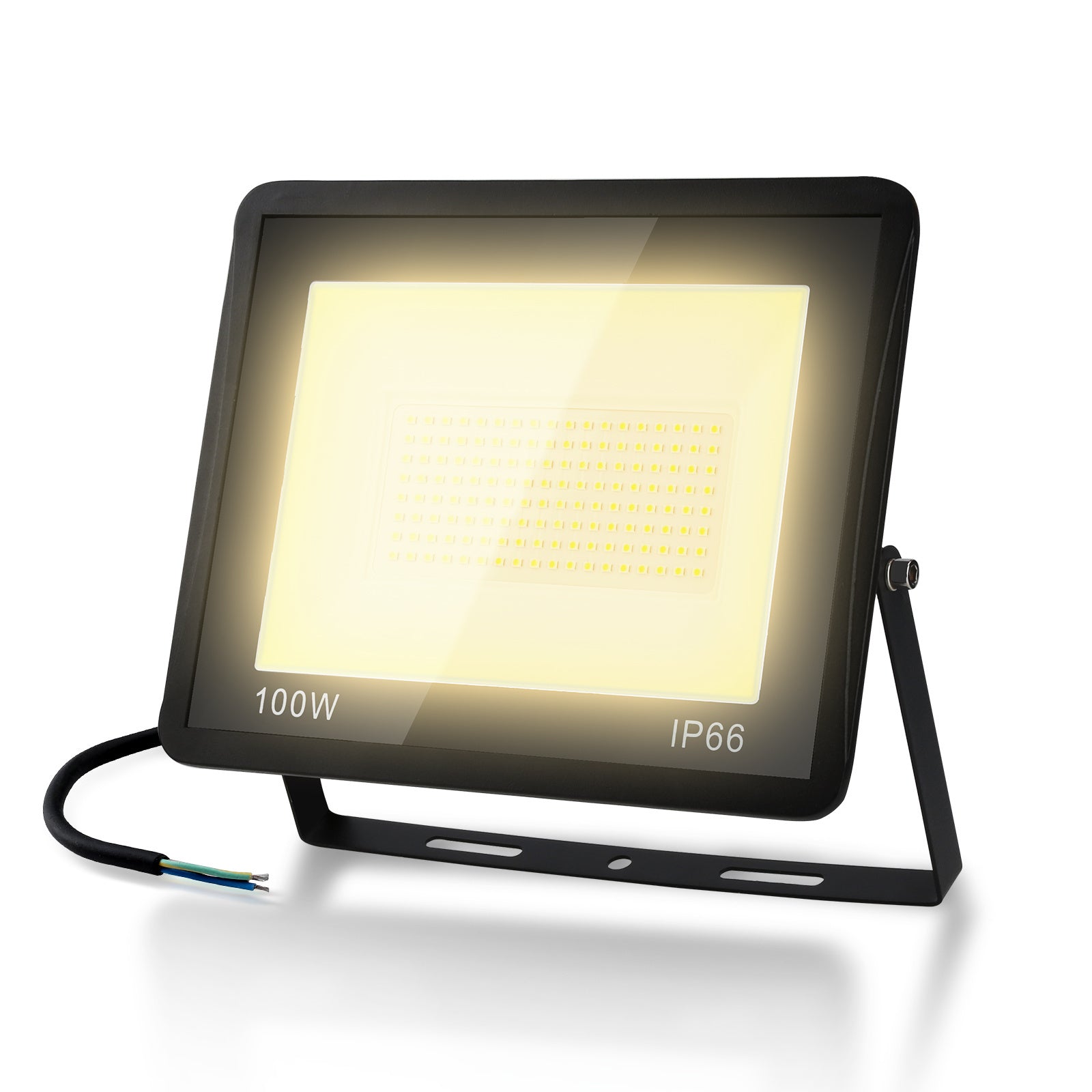 SWANEW LED Strahler, 20/30/50/100W LED Fluter, Warmweiß/Kaltweiß Außenstrahler, IP66 Scheinwerfer (kein Stecker)