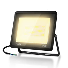 SWANEW LED Strahler, 20/30/50/100W LED Fluter, Warmweiß/Kaltweiß Außenstrahler, IP66 Scheinwerfer (kein Stecker)