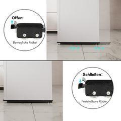 2er Set Ausziehbares Waschmaschinen Untergestell