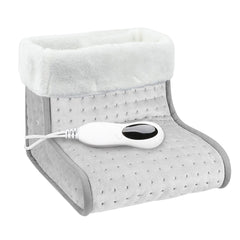 SWANEW Fußwärmer, Waschbarem, mit 10 Temperaturstufen, 45/90/120 Minuten Timer, Elektrische Fußheizung geeignet bis Schuhgröße 46