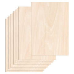 SWANEW Sperrholzplatte, Walnuss Sperrholz, A3/A4, 3mm, Linde holzplatte, Bastelhölzer Holz für Modellbau Laserschnit, Laser Gravur, Malerei DIY