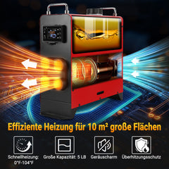 SWANEW 12V 8KW Dieselheizung, Standheizung Diesel, Luft Dieselheizung, Diesel Lufterhitzer mit Bluetooth, LCD-Schalter