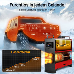 SWANEW 12V 8KW Dieselheizung, Standheizung Diesel, Luft Dieselheizung, Diesel Lufterhitzer mit Bluetooth, LCD-Schalter