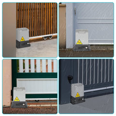 SWANEW Schiebetorantrieb Elektrischer 370W/550W, Smart WiFi Bluetooth-Steuerung Toröffner, Torantrieb