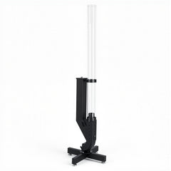 SWANEW 138 cm Pelletfackel Feuerrohr, 3 mm Glasrohr, Kohlenstoffstahl