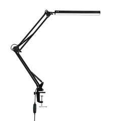 SWANEW LED Schreibtischlampe, 10W Klemmleuchte, Dimmbar Tischlampe