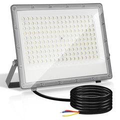 SWANEW LED Strahler Außen, Fluter 6000k Kaltweiß, IP65 Wasserdicht Aussenstrahler, Scheinwerfer (Kein Stecker)