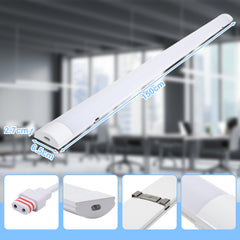 SWANEW LED Feuchtraumleuchte 18W/36W/48W, IP65 Wasserfest Led Röhre Werkstattlampe 4000K Neutralweiß, Wannenleuchte