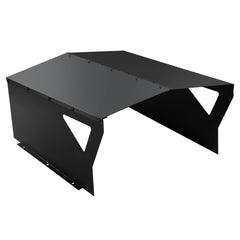 SWANEW Mähroboter Garage, Garage für Robotermäher, Verzinktes Blech, 78x60x34cm, Carport Überdachung für Rasenroboter