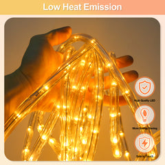 SWANEW Lichterschlauch Außen Lichtschlauch 8 Modi LED Schlauch mit Memory-Funktion, Timer, Strombetrieben Lichterkette Wasserdicht