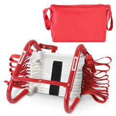 SWANEW 4,5m Faltbare Feuerleiter, EN1147 Zertifiziert, Rettungsleiter, Tragfähigkeit 450KG