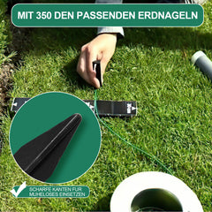 SWANEW Begrenzungskabel Set, Ø2,7m bissfest Mähroboter Erdnägel Kabelverbinder
