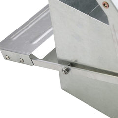 SWANEW Futterautomat Hühner Futterspender 5kg Tröge, mit Deckel, futtertrog hühner, Wetterfester Fußpedal selbstöffnender Futtertrog