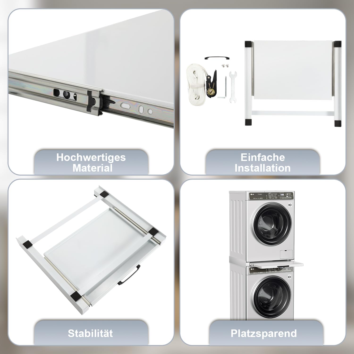 Zwischenbaurahmen mit Ausziehplatte