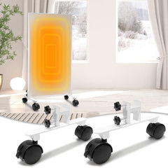 SWANEW Standfüße für Infrarotheizungen 2X,Stabiler Metall Standfuss Infrarotheizung für Heizplatten,Passend für Verschiedene Marken und Modelle mit Rahmen Elektroheizung