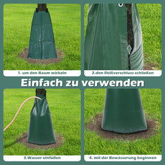 SWANEW Bewässerungssack 75L Bäume Wassersack Baumsack Gießsack Bewässerungseutel