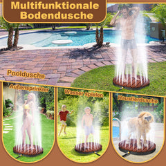 SWANEW Bodendusche, Gartendusche, Dusche Outdoor Pooldusche, rutschfeste Wetterfest Aussendusche