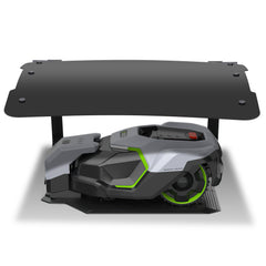 SWANEW Mähroboter Garage, Rasenmäher Garage mit Zusammenklappbar Dach, Regenschutz für Roboter-Rasenmäher