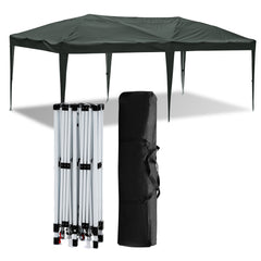 SWANEW Faltpavillon mit Zentralverriegelung, Pop Up Pavillon, 3x6m, UV-Schutz, Wasserdicht