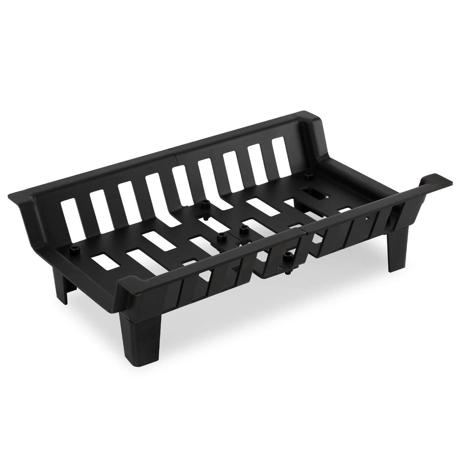 SWANEW Kaminrost Premiumqualität Gussrost Feuerbock Schwarz Ofenrost Einzelrost