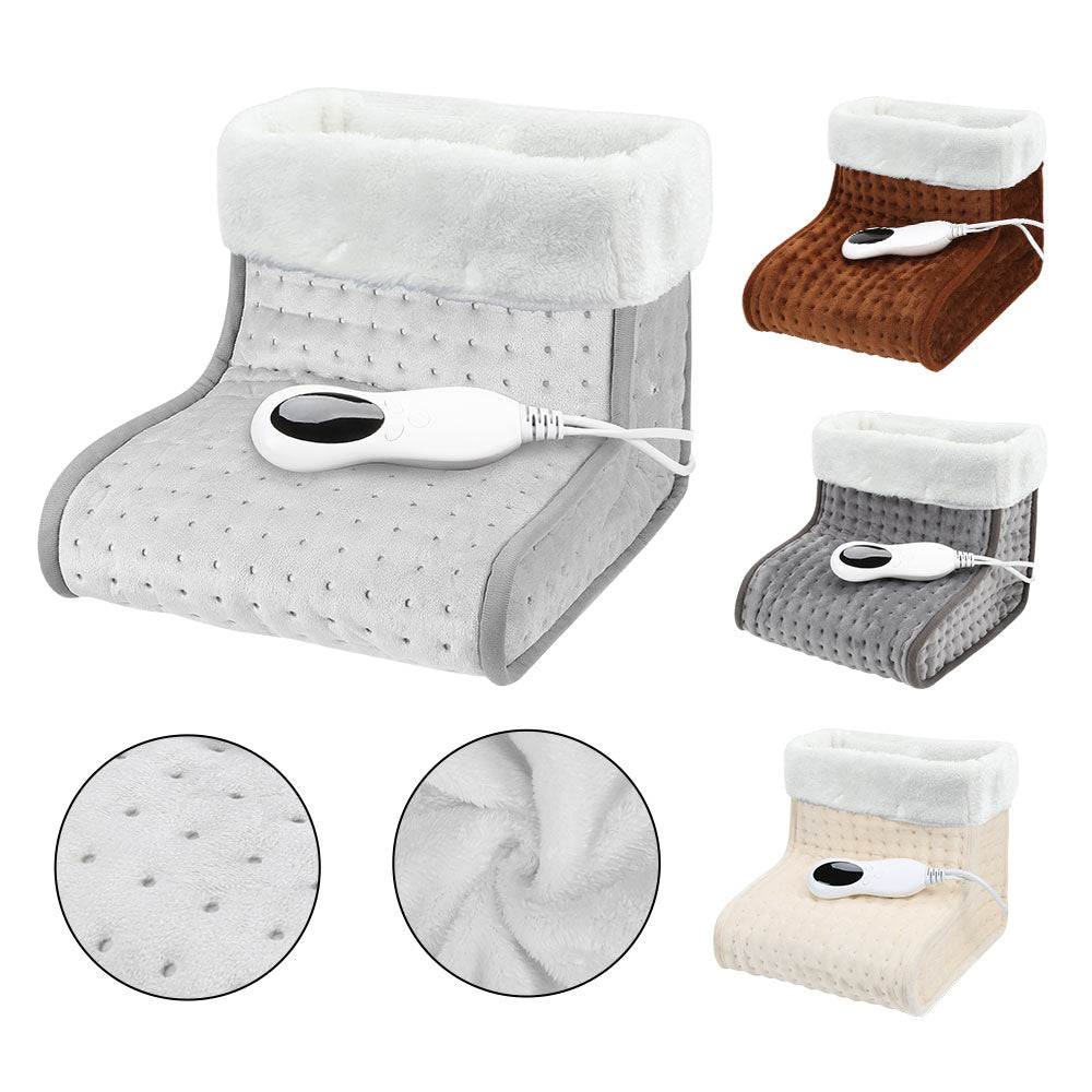 SWANEW Fußwärmer, Waschbarem, mit 10 Temperaturstufen, 45/90/120 Minuten Timer, Elektrische Fußheizung geeignet bis Schuhgröße 46