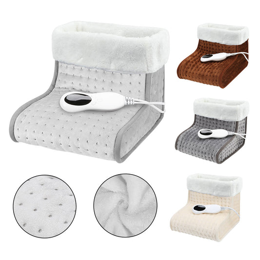 SWANEW Fußwärmer, Waschbarem, mit 10 Temperaturstufen, 45/90/120 Minuten Timer, Elektrische Fußheizung geeignet bis Schuhgröße 46