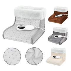 SWANEW Fußwärmer, Waschbarem, mit 10 Temperaturstufen, 45/90/120 Minuten Timer, Elektrische Fußheizung geeignet bis Schuhgröße 46