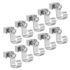 SWANEW Single Fitting mit Haken für Airlineschiene Endbeschlag Endfittinge Zurrschiene