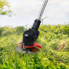 SWANEW Rasentrimmer, Rasen kantenschneider (inkl. 2X 1.5Ah Akkus und Ladegerät), 18.000 U/min, 24V