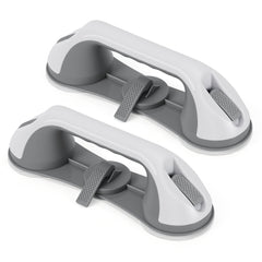 SWANEW 2PC Badewannengriff MAX 110 KG, 28CM Haltegriff Dusche mit Saugnapf, Abnehmbare Duschgriff, ohne Bohren