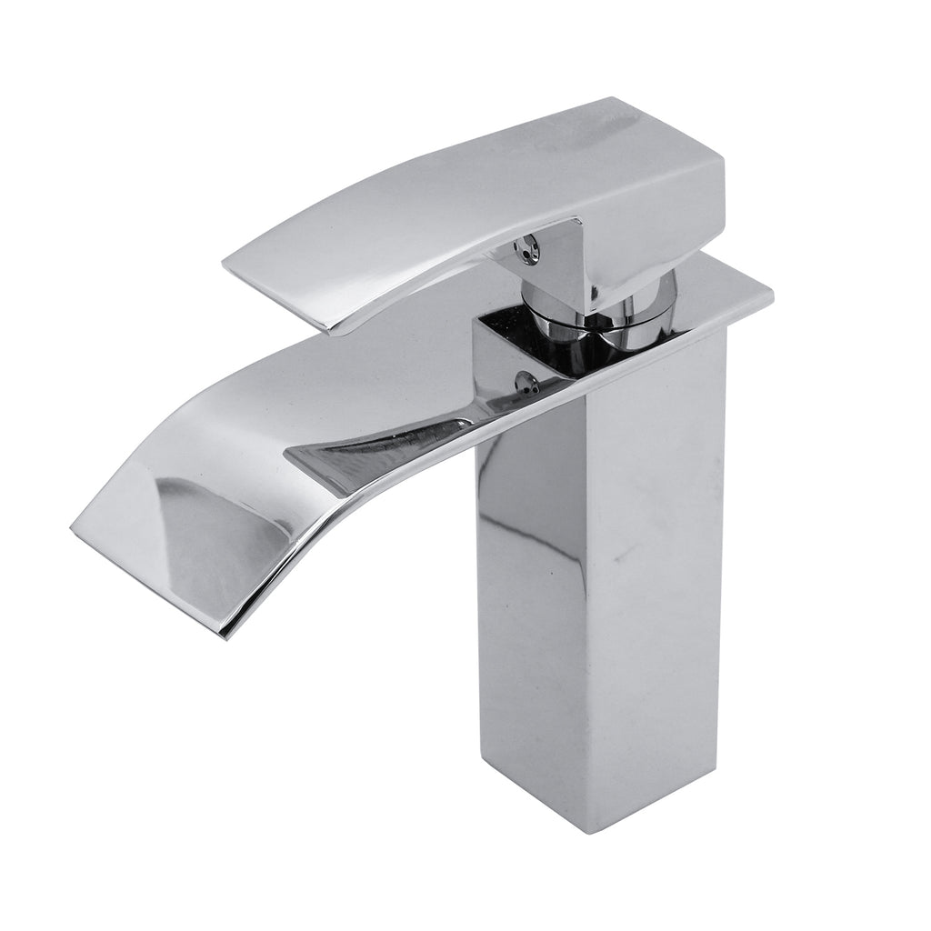 SWANEW Wasserhahn Hochdruck Waschtischmischer Messing Bad Armatur Mischbatterie Einhebelmischer Spültisch