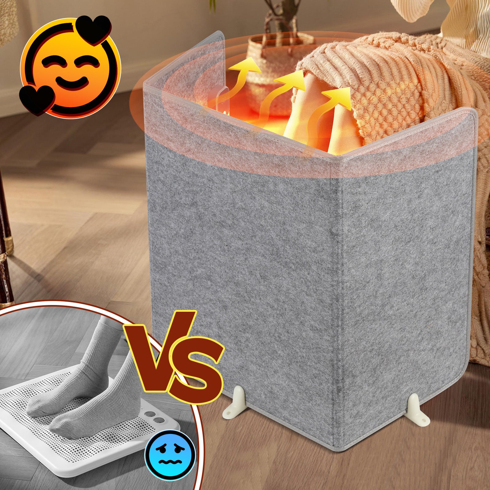 SWANEW Infrarot Panel Faltbares, Infrarotheizung, Rahmen bis 60 °C