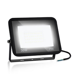 SWANEW LED Strahler, 20/30/50/100W LED Fluter, Warmweiß/Kaltweiß Außenstrahler, IP66 Scheinwerfer (kein Stecker)