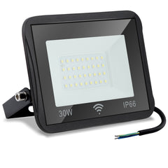 SWANEW LED Strahler Außen, LED Fluter 10W-100W, LED Scheinwerfer Kaltweiß/Warmweiß, Aussenstrahler IP66 Wasserdicht (Kein Stecker)