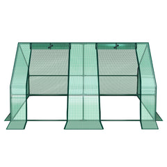 SWANEW Gewächshaus Klein, UV-beständige PE-Plane Foliengewächshaus, Tomatenhaus 180*90*90CM