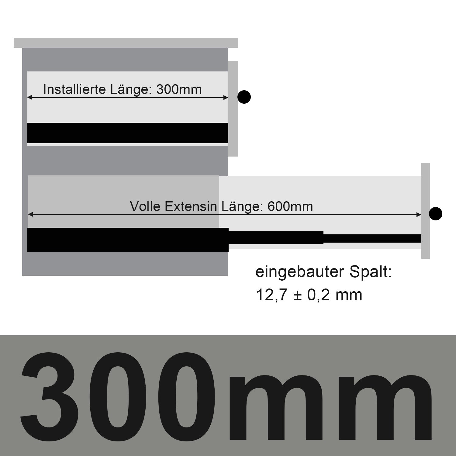 SWANEW Schubladenschienen 250 - 550 mm, Schubladen Schienensystem mit Selbsteinzug, Teleskopschiene vollauszug Schubladenauszüg, Kugelführung, Tragkraft 35 Kg