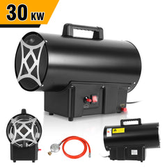 SWANEW Gasheizgebläse 10/15/30kW, Gasheizung für innenräume, Gasheizer, Gas Heizgerät