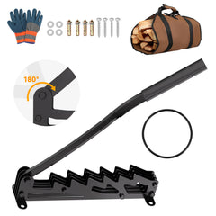 SWANEW Holzspalter manuell, Handholzspalter, Brennholzspalter, Wandhalterung