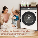 SWANEW Waschmaschinenschrank für Waschmaschine Wäschetrockner, Waschmaschinenschrank Überbauschrank, Waschmaschinenregal