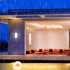 SWANEW 15W LED Außenleuchte Wandleuchte Außenwandleuchte 4000K Neutralweiß IP54 wasserdicht
