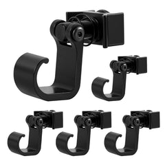 SWANEW Single Fitting mit Haken für Airlineschiene Endbeschlag Endfittinge Zurrschiene