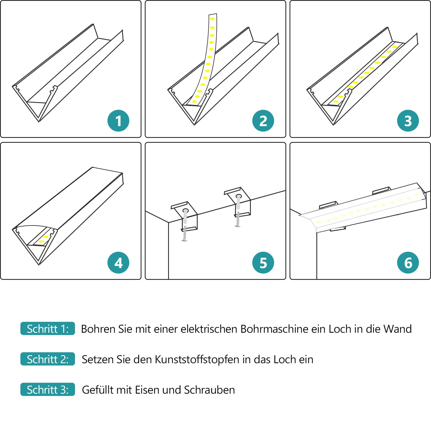 LED Aluminium Profil